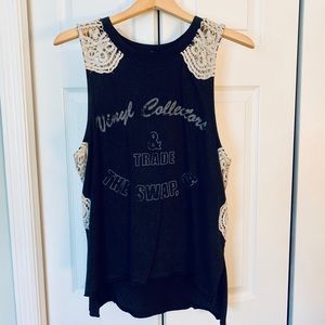 Free People, NEVER WORN, vintage tunic tank
